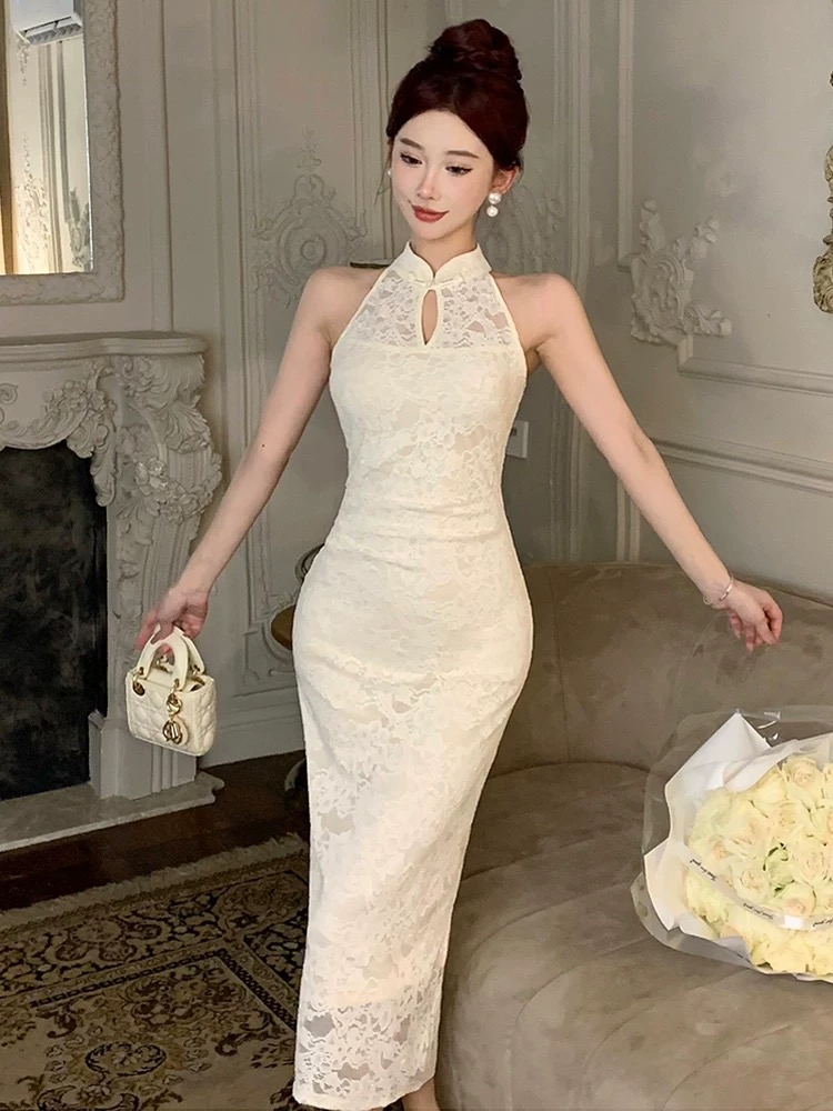 In the right zone lace dress FBC438 images